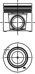 Поршень 40286620 KOLBENSCHMIDT