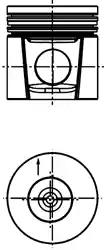 Поршень 40529600 KOLBENSCHMIDT