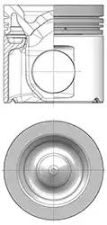 Поршень 41518600 KOLBENSCHMIDT