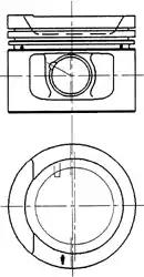 Поршень vw 8151 90942620 KOLBENSCHMIDT
