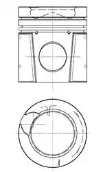 Поршень двигуна 94896600 KOLBENSCHMIDT