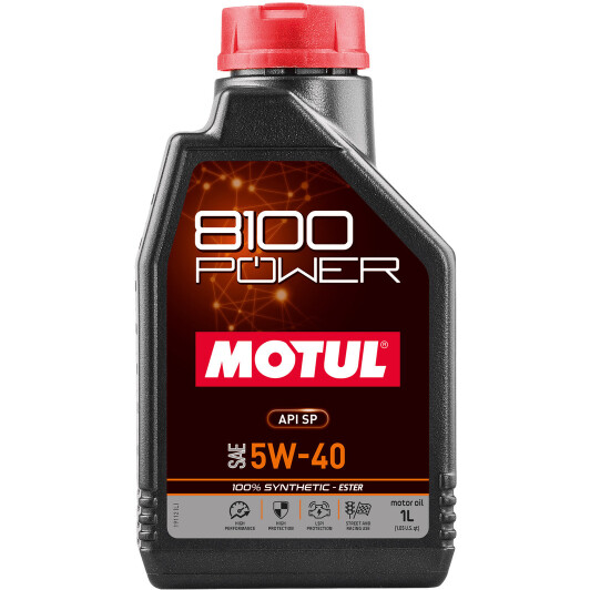 Олива моторна 100% синтетична естерова д/авто 824601 MOTUL