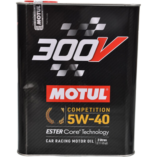 Олива motul 300v competition 5w40 2l 826602 MOTUL
