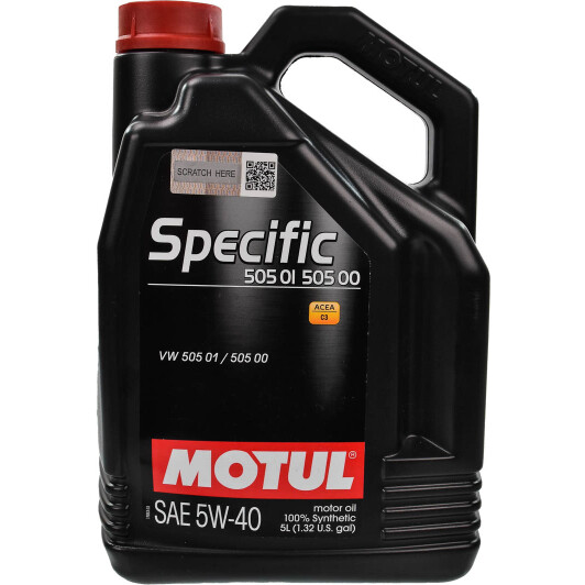 Олива моторна 100% синтетична д/авто 842451 MOTUL