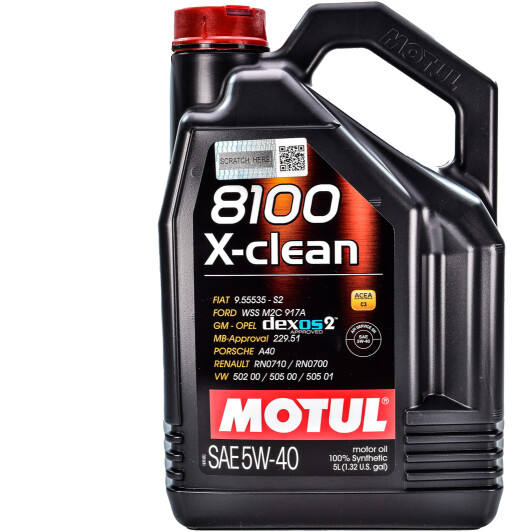 Олива моторна 100% синтетична д/авто 843451 MOTUL