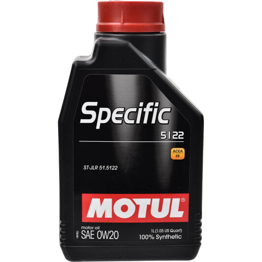 Олива моторна синтетична motul specific 5122 sae 0w20 12x1 l 867601 MOTUL