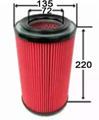 Повітряний фільтр A2007 JS ASAKASHI