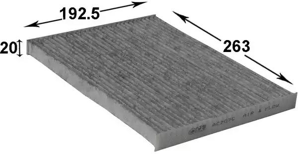 Фільтр, повітря у салоні AC207C JS ASAKASHI