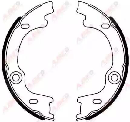 Комплект гальмівних колодок, стоянкове гальмо C00333ABE ABE