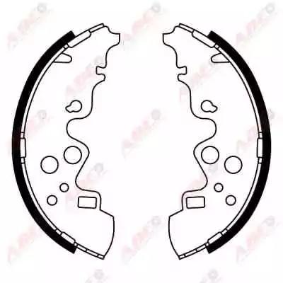 Комплект гальмівних колодок C03051ABE ABE