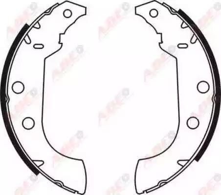 Гальмівна колодка citroen xsara zx  peugeot 306 405 i 405 ii 1.1-2.0 01.87-08.05 C0P008ABE ABE