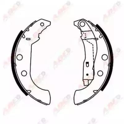 Комплект гальмівних колодок C0P029ABE ABE