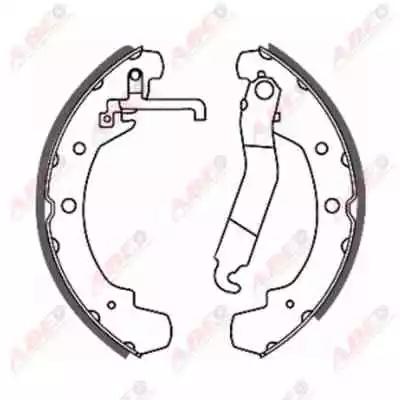 Гальмівна колодка vw lt 28-35 i lt 40-55 i 2.0-2.7d 04.75-06.96 C0W005ABE ABE