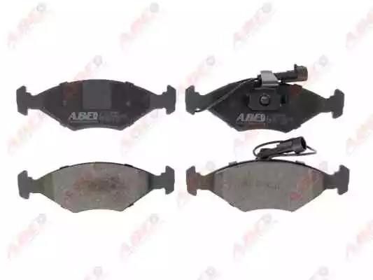 Комплект гальмівних накладок, дискове гальмо C1F061ABE ABE