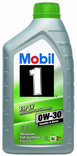 Олива моторна mobil1 esp lv 0w30 1л 0W30M1ESPLV1L MOBIL