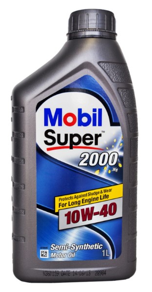 Олива моторна super 2000 10w40 1л 10W4020001L MOBIL