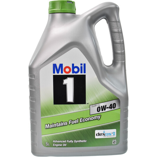 Моторна олива mobil 1 esp x3, 0w-40, 5л 154151 MOBIL