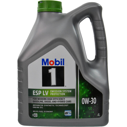 Олива моторна mobil 1 esp lv 0w-30 4л. 154315 MOBIL