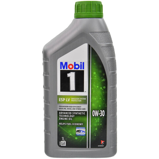 Олива моторна mobil 1 esp lv 0w-30 1л. 154316 MOBIL