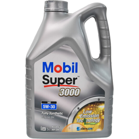 Олива моторна mobil super 3000 xe 5w30 5 л 156156 MOBIL