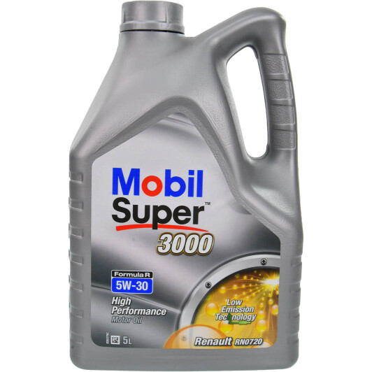 Олива моторна super 3000 formula r 5w30 5л 5W303000FR5L MOBIL