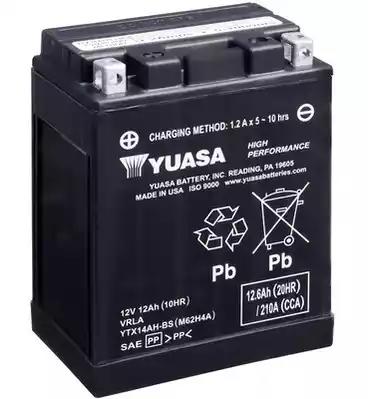 Akumulator 12ah/210a 12v l+ / motocykle YTX14AHBS YUASA