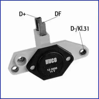 Huco db регулятор напруги сист.valeo w124201bmwpeugeottoyota 130698 HITACHI