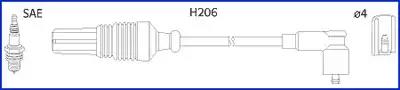 Huco citroen к-кт високовольтних проводів berlingoc3zxpeugeot 206partner... 134497 HITACHI
