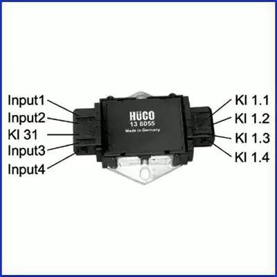 Huco vw модуль зажигания a4a6a8passatgolf 1.8t 94- 138055 HITACHI