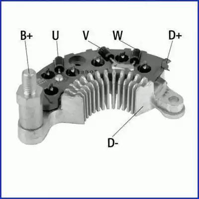 Huco opel міст діодний astra f/gcorsa bcomboomega bvectra a/b 139576 HITACHI