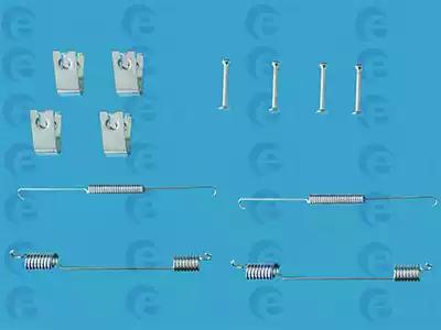 Ert  к-т кріплення задніх гальмівних колодок fiat fiorino 88- 310044 ERT