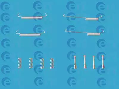 Ert устоновочний к-кт. гальм. колод. chrysler voyager iii 310067 ERT