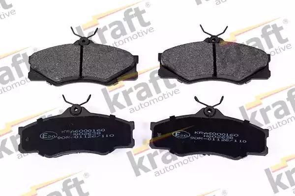 Комплект гальмівних накладок, дискове гальмо 6000160 KRAFT