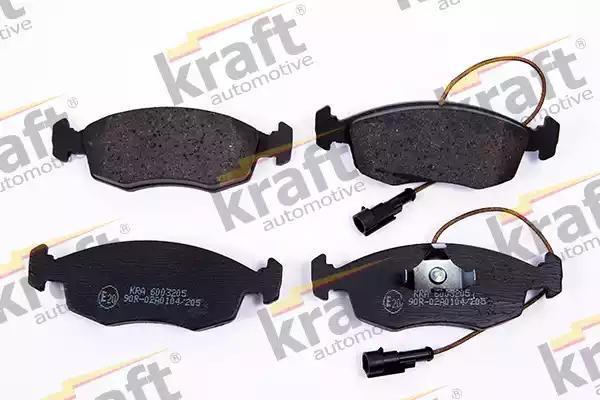 Комплект гальмівних накладок, дискове гальмо 6003205 KRAFT