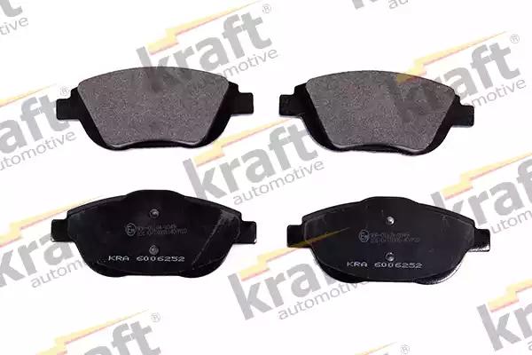 Комплект гальмівних накладок, дискове гальмо 6006252 KRAFT