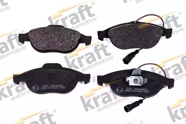 Комплект гальмівних накладок, дискове гальмо 6006890 KRAFT