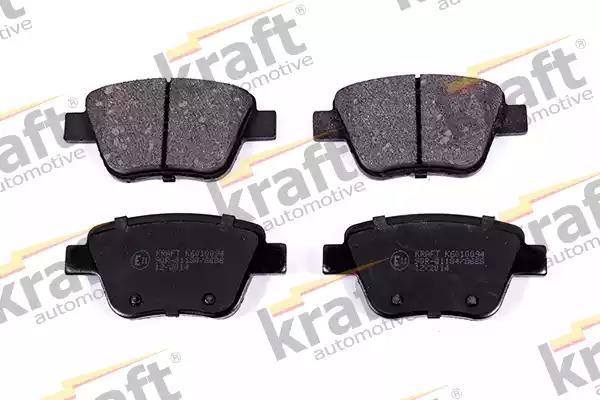 Комплект гальмівних накладок, дискове гальмо 6010094 KRAFT