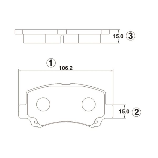 Колодки гальм chery kimo qq передн. old cks-1 вир-во ctr GK0941 CTR