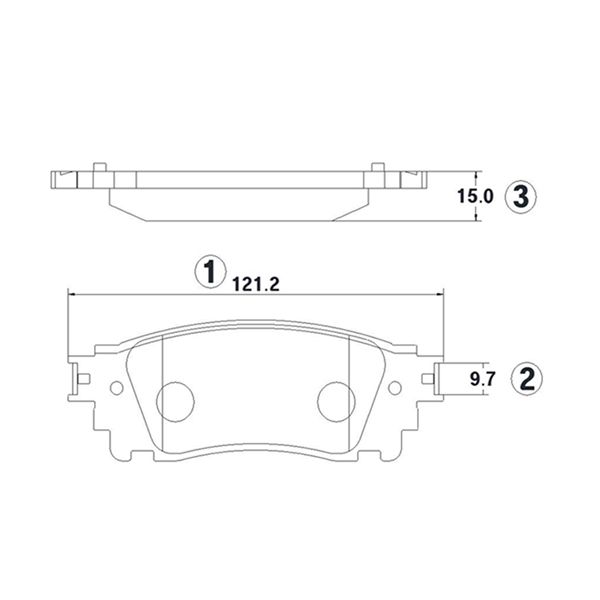 Колодки гальм old ckt-187 вир-во ctr GK1429 CTR