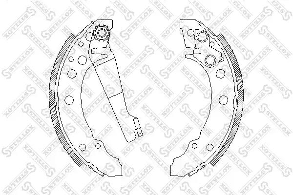Колодки гальмівні задні барабані 056100SX STELLOX