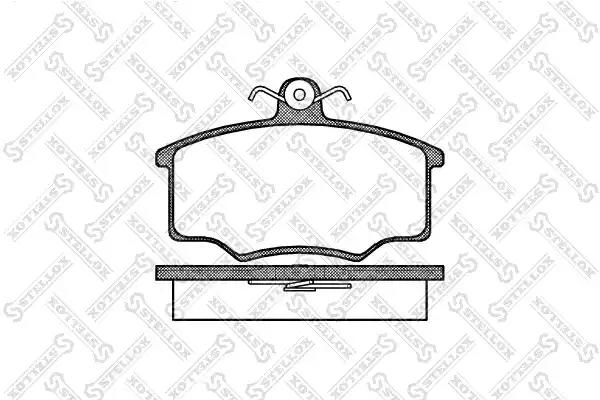 Колодки гальмівні передні диск 057000SX STELLOX