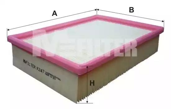 Фільтр повітряний opel вир-во m-filter K247 MFILTER