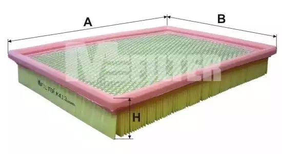 Фільтр повітряний chrysler вир-во m-filter K413 MFILTER