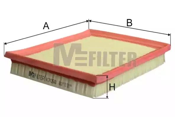 Фільтр повітряний toyota auris10-18/prius 08-/rav4 15-18 K7058 MFILTER