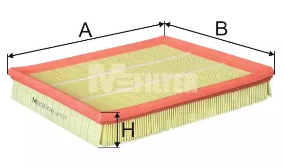 Фільтр повітряний transit 2.2tdci 06-11 K745 MFILTER