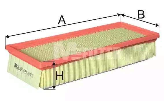 Фільтр повітряний K751 MFILTER