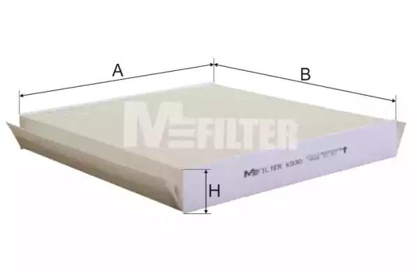 Фільтр салону berlingo/partner 03-08/xsara 97-05 K930 MFILTER