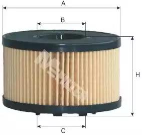 Фільтр оливний TE624 MFILTER