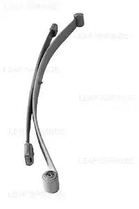 Ресора задня 2-листова db sprinter 903/ vw lt 28-46 95-06 70/740/753 39mm 1033715000 CS GERMANY