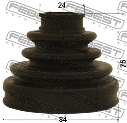 Гофрований кожух, приводний вал 0117MCU10R FEBEST